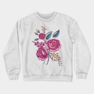 Old Roses Bouquet Crewneck Sweatshirt